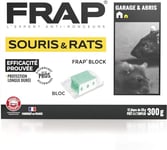 FRAP Block - Appât Anti Rongeur - pour Rat Et Souris - Garage Et Abris - 12 Blocs De Raticide 25g - 300g, Vert