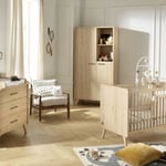 Sauthon Chambre bébé complète Arty : lit 60x120, commode, armoire