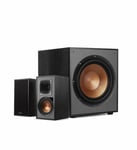 Klipsch R-51PM &amp; Klipsch R-120SW 2.1 høyttalerpakke, svart