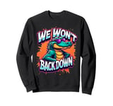 Retro We Won't Back Down Florida Fun Fear The Chomp Gator Sweatshirt