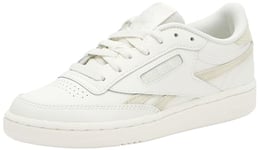 Reebok Mixte Court Advance Sneaker, White/White/VECTORNAVY, 36.5 EU