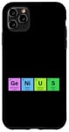 Coque pour iPhone 11 Pro Max GENIUS Tableau périodique Science Cadeau STEM Lab Chimiste Elements