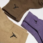 Jordan Everyday Ankle Basketball Socks 3 Pairs UK 5 - 8 EUR 38 - 42 Multi Colour