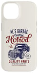 Coque pour iPhone 14 Al's Hotrod Garage Classic Car Custom Al Design