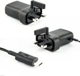 GENUINE NOKIA AC-20X MICRO USB MAINS CHARGER  CABLE UK PLUG for NOKIA PHONES