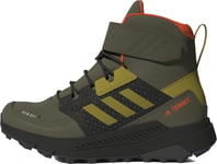 Adidas Adidas Kids' Terrex Trailmaker High COLD.RDY Hiking Shoes Focoli/Puloli/Impora 35, Focoli/Puloli/Impora