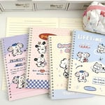 4pcs Cute Spiral Book Cartoon Coil Notebook Gift Diary Book