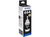 Epson T6641 - 70 Ml - Svart - Original - Bläckrefill - För Epson L386  Ecotank Et-2600, 2650, L121  Ecotank Its L3050, L3060, L3070