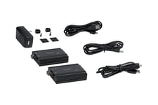 StarTech.com 4K HDMI KVM-förlängare över fiber - HDMI-video och USB-fjärrkontroll för KVM-omkopplare/-konsol - upp till 300 m (MultiMode) - 2x 10G MMF SFP+-moduler - KVM-förlängningssats (TX / RX) - förlängare för tangentbord/video/mus/ljud - 10GbE