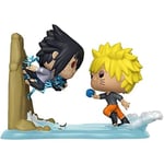 Figurine Funko Pop! - Naruto - Naruto Vs Sasuke - Vinyle stylisé - 9,5 cm - Anime Moments