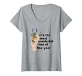 Womens It’s the Most Wonderful Time of the Year Halloween Magic V-Neck T-Shirt