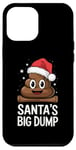 Coque pour iPhone 12 Pro Max Santa's Big Dump - Xmas Funny Pajamas Christmas Poop