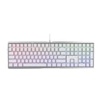 Cherry MX3.0s mekanisk tastatur hvit Cherry MX brown