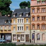 12253 Auhagen Ho Fabriqué Urbain Avec Magasin De Modélisme En Kit de Montage