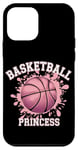 Coque pour iPhone 12 mini Joueuse de basket-ball Basketball Princess