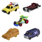 Hot Wheels Premium Disney 100 Bundle, 5 1:64 Scale Disney-Themed Premium Cars fr