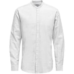 Chemise Only & Sons   ONSCAIDEN LIFE LS SOLID LINEN MAO NOOS