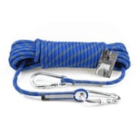 POSD Outdoor Climbing Rope 11mm Outdoor Climbing Aerial Work Climbing For Hiking And Sporting (Size:10M; Color:Blue)