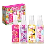 Body Mist By So Womens Mini Mist Body Mist Gift Set with Pink Grapefruit Vanilla