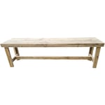 Wood4you - Banc de jardin - Rotterdam échafaudage bois - 160 cm - Brun