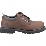 Skechers Tom Cats | Dark Brown | Wide Fit | Men's Lace-up Walking Shoes