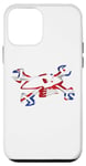 Coque pour iPhone 12 mini Guy Moto Martin Union Jack Logo