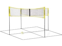 Kryssnett Et firkantet nett for volleyball og for lek med ryggsekk og ball