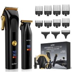 SEJOY Professional Hair Clippers Beard Trimmer Cordless Barber Hair Cutting Kit