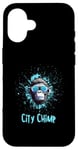 iPhone 16 Funny City Chimp Cool Urban Monkey Graffiti Case