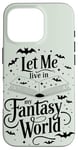 Coque pour iPhone 16 Pro Magical Fairies and Dragons Amoureux de livres