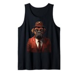 Bullmastiff Dog Suit Tank Top