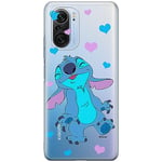 ERT GROUP Coque de téléphone Portable pour Xiaomi MI 11i/ REDMI K40/K40 Pro/POCO F3/ F3 Pro Original et sous Licence Officielle Disney Motif Stitch 014, partiel imprimé