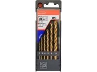 Abraboro Drill Bit Set Of Metal Drill Bits Hss-Tin Din 338 2 - 8 Mm Abraboro [6 Pcs.]