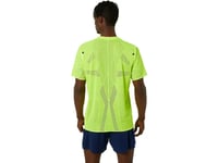 Asics Metarun Short Sleeve Top Homme Jaune