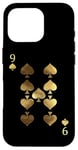 Coque pour iPhone 16 Pro 9 cartes de jeu de cartes de poker (neuf) of Spades - Blackjack