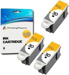 3 XL Noir Compatibles Kodak 30XL Cartouches d'encre pour Kodak ESP C100, C110, C115, C300, C310, C315, C330, C360, 1.2, 3.2, 3.2S, Office 2100, 2150, 2170 AIO, Hero 2.2, 3.1, 4.2, 5.1