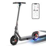 SISIGAD Trottinette électrique Adulte Pliable Scooter Electrique 10 Pouces, Puissance de crête 500W, 25km/H, E Scooter avec Double SystèMe De Freinage Et Applications