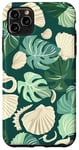 Coque pour iPhone 11 Pro Max Green Pop Art Tropical Coastal Petite-fille Esthétique