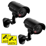 Cam&eacute;ra factice CCTV s&eacute;curit&eacute; Surveillance cam&eacute;ra Simulation rouge IR LED cam&eacute;ra de Simulation pour ext&eacute;rieur int&eacute;rieur