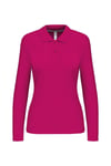 Polo Manches Longues - Femme - K244 - Rose Fuchsia