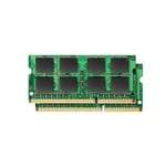 CoreParts DDR3 - sett - 8 GB: 2 x 4 GB - SO DIMM 204-pin - 1066 MHz / PC3-8500 - ikke-bufret