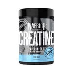 Warrior Creatine Monohydrate Powder 500g – Micronised for Easy Mixing and Consumption – Proven to Improve Physical Performance/Recovery, 5g Servings (Blue Razz)