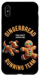 iPhone XS Max Funny Gingerbread Man Running Team Christmas Xmas Dog Case