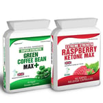 90 Raspberry Ketones & 90 Green Coffee Bean Extract Capsules