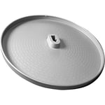 NINKA 5850.98 70962 ProArc Fond pivotant circulaire pour meuble d'angle de cuisine KB 900 mm avec film antidérapant intégré, plastique gris aluminium, argenté