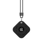Apple AirTag -kotelo pidikkeellä - tummanharmaa