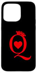 Coque pour iPhone 15 Pro Max Jeu de cartes à jouer Queen Of Hearts King Of Hearts