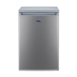 Iceking 109 Litre Freestanding Undercounter Larder Fridge - Silver RHK551ES