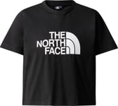 The North Face The North Face Girls' Cropped Easy T-Shirt TNF Black XL, Tnf Black
