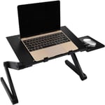 Mowze - Support Ordinateur Portable Table de Lit Pliable Support pc Portable Lit Plateau Support de Lecture Inclinable pour Canapé, Livre, Magazine